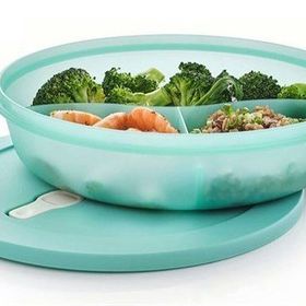 Tupperware Bölmeli Mikrodalga Fırın 1.4 lt Isıtma Saklama Kabı