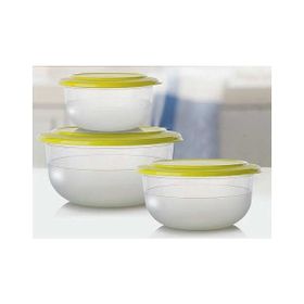 Tupperware Bordo 3'lü Kristalin Saklama Kabı