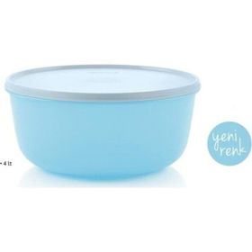 Tupperware Büyük Şeker 4 lt Mavi Saklama Kabı