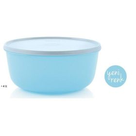 Tupperware Büyük Şeker 4 lt Mavi Saklama Kabı