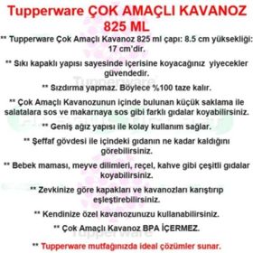 Tupperware Çok Amaçlı Kavanoz 825 ml Saklama Kabı