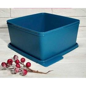 Tupperware Dikdörtgen 2.5 lt Mavi Saklama Kabı