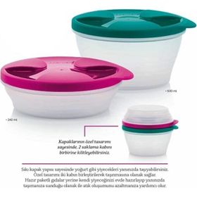 Tupperware Düet 2'li 240-500 ml Saklama Kabı