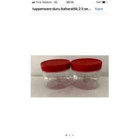 Tupperware Duru Kırmızı 580 ml Baharatlık