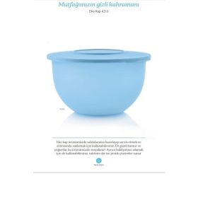 Tupperware Eko 4.3 lt Mor Saklama Kabı