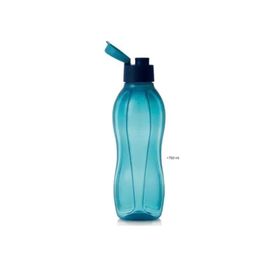 Tupperware Eko 750 ml Koyu Mavi Pratik Kapak Şişe Suluk