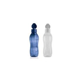 Tupperware Eko Şişe 1 lt Beyaz ve Lacivert 2'li Pratik Kapak Suluk