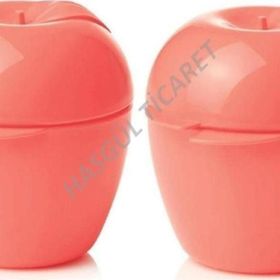 Tupperware Elma 2'li Saklama Kabı