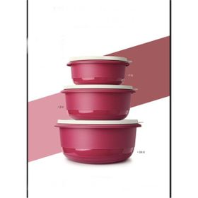 Tupperware Fuşya 3'lü Miksim Saklama Kabı