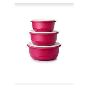Tupperware Fuşya 3'lü Miksim Saklama Kabı