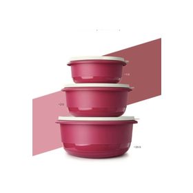 Tupperware Fuşya 3'lü Miksim Saklama Kabı