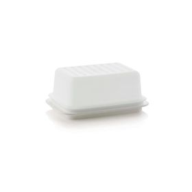 Tupperware Kapaklı Eko Tereyağ Margarin Beyaz Saklama Kabı