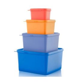 Tupperware Kare 4'lü Saklama Kabı