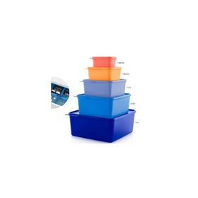 Tupperware Kare 5'li Saklama Kabı