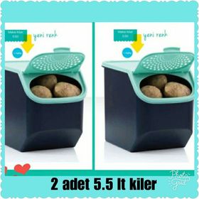 Tupperware Kiler Yeşil 5,5 lt Saklama Kabı