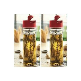 Tupperware Kırmızı 2'li 1 lt Duru Yağdanlık