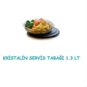 Tupperware Kristalin 1,3 lt Servis Tabağı