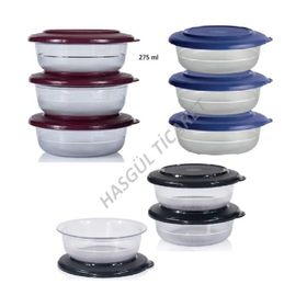 Tupperware Kristalin 3'lü 275 ml Saklama Kabı