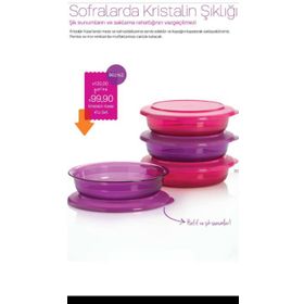 Tupperware Kristalin 4 lt Süzgeçli Saklama Kabı