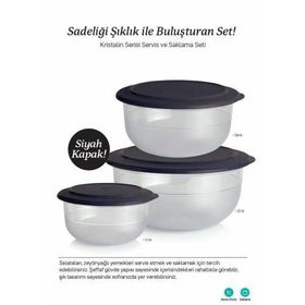 Tupperware Kristalin 4'lü Saklama Kabı