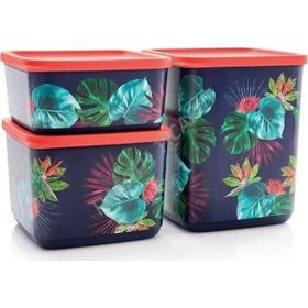 Tupperware Kübik 3'lü Saklama Kabı