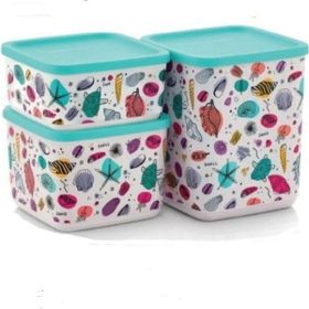Tupperware Kübik 3'lü Saklama Kabı