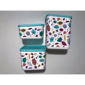 Tupperware Kübik 3'lü Saklama Kabı