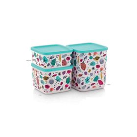 Tupperware Kübik 3'lü Saklama Kabı