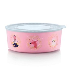 Tupperware Kurabiyem Yılbaşı 1.5 lt Pembe Saklama Kabı