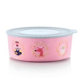 Tupperware Kurabiyem Yılbaşı 1.5 lt Pembe Saklama Kabı