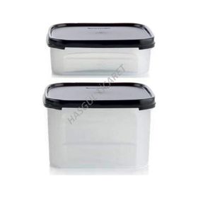 Tupperware Lila 2'li Oval Saklama Kabı