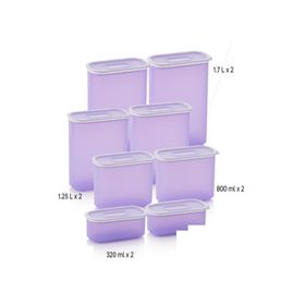 Tupperware Lila 8'li Oval Saklama Kabı