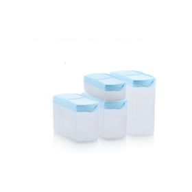 Tupperware Mavi Kapaklı 4'lü Saklama Kabı