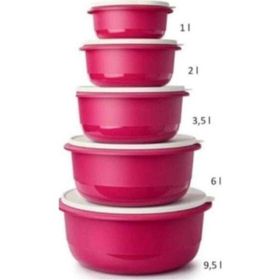 Tupperware Mega 5'li Saklama Kabı