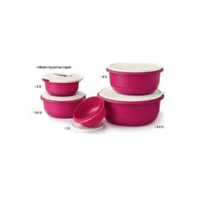 Tupperware Mega 5'li Saklama Kabı