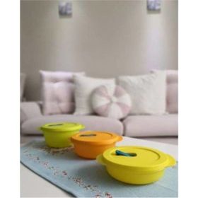Tupperware Mikro 3'lü Renkli Saklama Kabı