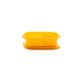 Tupperware Mikrodalga 1 lt Papaya Bölmeli Dikdörtgen Saklama Kabı