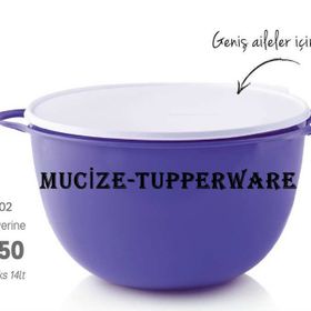 Tupperware Miksim 14 lt Mor Saklama Kabı