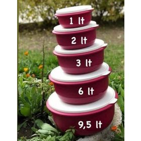 Tupperware Miksim Kırmızı 7,5 lt Saklama Kabı