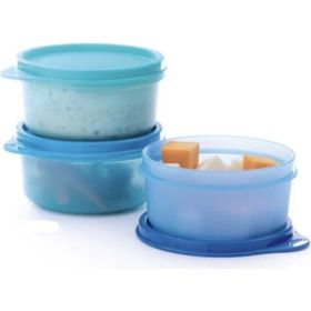 Tupperware Mini Şeker Üçüzler 3x250 ml Buzdolabı Servis Saklama Kabı
