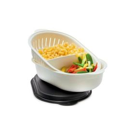 Tupperware Modüler Oval Süzgeçli 4 lt Saklama Kabı