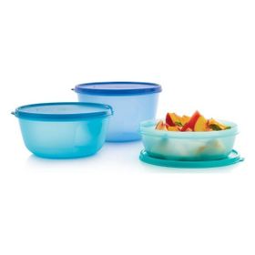 Tupperware Mucize Şekerler Mavi 3'lü Saklama Kabı