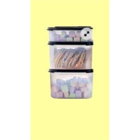 Tupperware Oval 3'lü Kuru Gıda Saklama Kabı