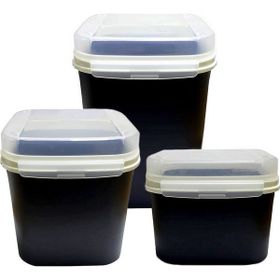 Tupperware Özel Kare 3'lü Saklama Kabı