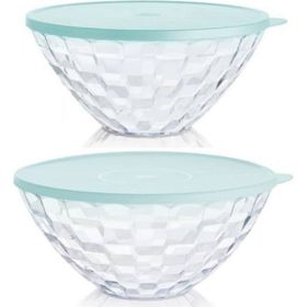 Tupperware Pırlanta Servis 2'li 500 ml Şeffaf Saklama Kabı