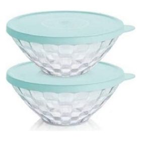 Tupperware Pırlanta Servis 2'li 500 ml Şeffaf Saklama Kabı