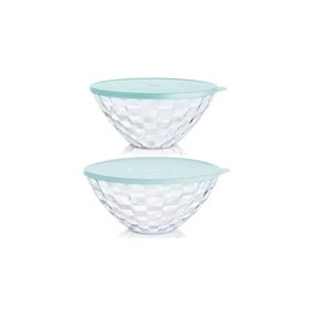 Tupperware Pırlanta Servis 2'li 500 ml Şeffaf Saklama Kabı
