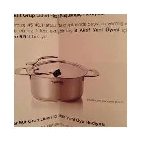 Tupperware Platinum 5.9 lt Tencere