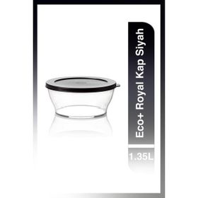 Tupperware Royal 1.35 lt Siyah Saklama Kabı