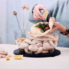 Tupperware Royal 6 lt Siyah Saklama Kabı